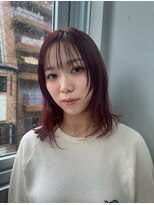 ノービス バイ パーキング 心斎橋(NOV!!!CE by PARKiiiNG) ミルクティーブロンド/ミルクブラウン/ダークパープル