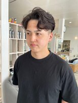 エルフ(elf)&nbsp;センターパートニュアンスパーマ
