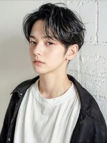 カバーヘア アカデミー 北浦和西口店(COVER HAIR ACADEMY)&nbsp;夏カラーブリーチなしセンターパート韓国風マッシュp北浦和
