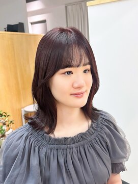 トエン(toen) バイオレットカラー×くびれヘア