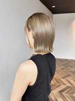 セロ 東辻井店(SERO)&nbsp;丸くならない切りっぱなしボブ/ミルクティーベージュ