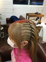 ダブル ヒッチ ヘア(W Hitch hair)&nbsp;編み込み