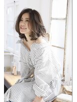 デザイアー 下高井戸店(desire) アッシュカラーカールボブ　【desire下高井戸】