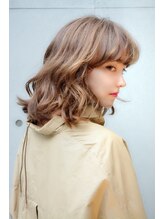 サロンボンジュール(salon Bonjour) ウェーブ×ひし形シルエット＿b