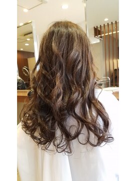 エイクス ヘア デザイン×美髪クリニック 千葉(AQs hair design) グレーブランジュ×ロング