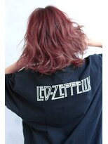 ブラン 梅田(Blanc)&nbsp;【Blanc/梅田】チェリーレッド/グラデーションカラー/ミディ