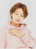 大人可愛い 小顔 ショート