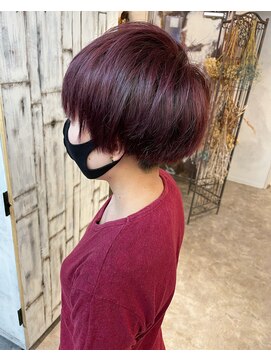 ヘアスタジオニコ(hair studio nico...) ハイライトバイオレットピンク★