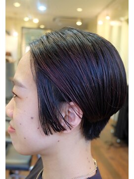 アサヒ(ASAHi) ハイライトショートボブ