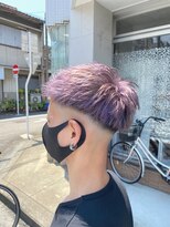 スパークスヘア(Sparks hair)&nbsp;色が抜けてきたら白っぽい感じの色にしてほしいとのオーダー