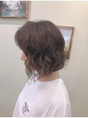 ふんわり垢抜けデジタルパーマボブ