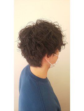 アメイジングヘアー 中沢店(AMAZING HAIR) 【AMAZING HAIR 中沢店/村山】無造作スパイラルパーマ/メンズ