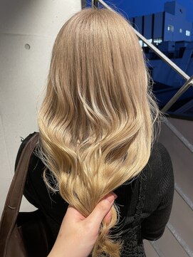 ゲーム 吉祥寺店(GAME) ミルクティーベージュ/ダブルカラー/ケアブリーチ/髪質改善/原宿