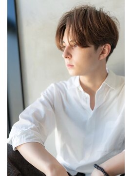 オースティン 登戸向ケ丘遊園(AUSTIN) ツイストパーマ七三オールバックマッシュウルフスリークショート