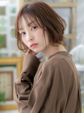 カバーヘア ブリス 上尾西口店(COVER HAIR bliss) 大人ハイライト外国人風小顔エアリーミディa上尾20代30代40代