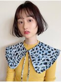 顔周りにこだわり、レベルアップした王道ボブ!/ボブパーマ