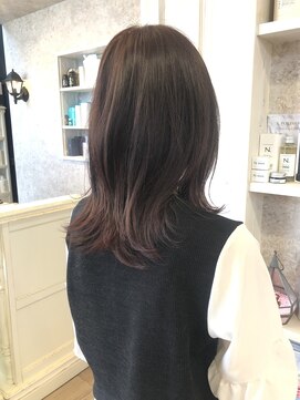 キャアリー(Caary) 福山美容室caary大人気イルミナカラー　チェリーブラウン