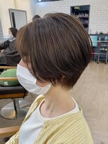 ニューモヘアー 立川(Pneumo hair) ショートボブ×ベージュ^ ^