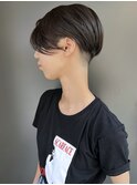 【morio池袋】アシンメトリーツーブロック黒髪ショート♪