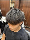 ツーブロショートマッシュ
