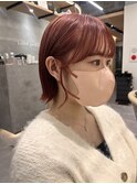前髪カット顔まわり似合わせ外ハネくびれレイヤーミディ