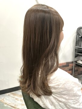 リノナ(Linona) ★前髪 カット インナーカラー髪質改善ハイライトグレーベージュ