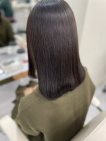 シェノン サントル(CHAINON CENTRE)&nbsp;似合わせカット/フルバング/レッドブラウン