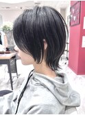 くびれレイヤーカット大人ウルフハッシュカット