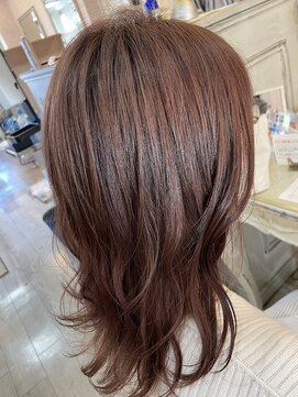 ハグエヴェック(HUG AVEC) ピンクブラウン