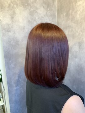 ウィート(wheat) ボルドールビーカラー×うるピカ髪質改善トリートメント♪