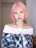 ユルク(JURK nagoya)&nbsp;【TAIKI NOGUCHI】レイヤーボブ×ペールピンク×ピンク