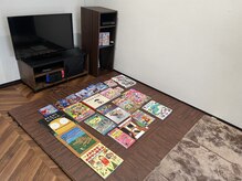 ディレ(direM)の雰囲気（お子様がくつろげるキッズスペース絵本やゲームができます）