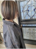 秋のアンブレラカラー