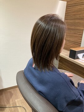 ディアローグ 瑞江南口店 朝楽な肩ハネミディアムレイヤー