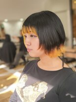 バイエイト(X８) マッシュボブ×エンドカラー×イエロー　『小川』