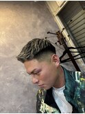 メッシュ×フェード フェザーアップ
