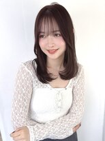 プラグ バイ ネオリーブ(plug by neolive)&nbsp;チェリーブラウン×髪質改善[髪質改善/縮毛矯正/韓国]