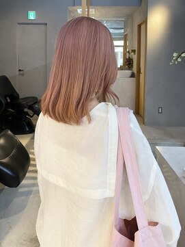 ミー(mii) 【mii】ブリーチあり/ピンクベージュ