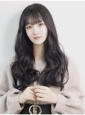 ワイドバングくびれヘア