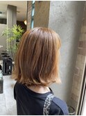 【ベージュ系】ロングボブ