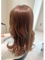 レイ 千葉(Lei)&nbsp;【Lei 林 碧】Beige color×layer cut