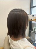 10代20代大人可愛い結べるボブ＊カーキベージュ＊ぷつっとボブ