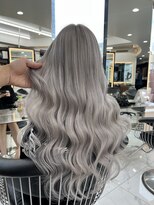 ラピス 渋谷本店(Lapis) ホワイトシルバーカラー/シールエクステ/髪質改善/ウェーブヘア