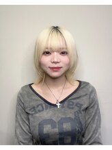 【ブリーチでつくる透明感×似合わせカラーが得意♪】やわらかい印象をつくります！  角田満帆