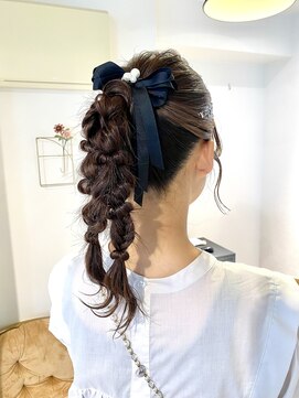 エンタリティリット(entality lit) お呼ばれヘア