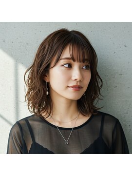 コトナ 越谷店 小顔ウェーブパーマウェットヘア越谷 20代30代