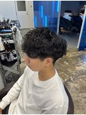 【MEN’S HAIR/サーフカール/刈り上げセンターパート/千葉】