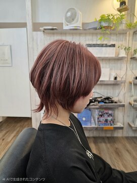 ピース バイ シータ(PEACE by CITA) 【AKIHIRO】透け可愛ピンク×ショートウルフボブ/全骨格〇