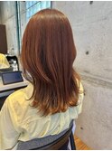 ピンク強めブラウン