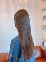 glow up by24 忠岡 艶感ロングのナチュラル上品ストレート